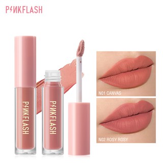 PINKFLASH OhMyKiss ลิปสติก เนื้อลิขวิด สีแมตต์ เม็ดสีแน่น เม็ดสีชัด กันน้ำ 14 สี