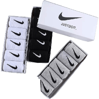โปรโมชั่น : ถูกที่สุดถุงเท้าNike 5 คู่ ถุงเท้ากีฬา ถุงเท้าวิ่ง ถุงเท้าฟิตเนส ถุงเท้าโยคะ NIKE Socks Preformance Cotton