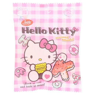 ✨ขายดี✨ เจลฟี่ เฮลโล คิตตี้ ขนมเยลลี่ รสผลไม้ 40กรัม Jelfy Hello Kitty Fruit Flavour Jelly Dessert 40g