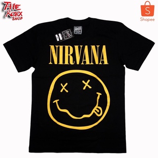 เสื้อยืดคอกลมเสื้อวง Nirvana MS-130 เสื้อวงดนตรี เสื้อวงร็อค เสื้อนักร้องS-4XL