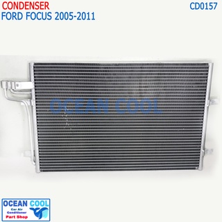 แผงแอร์ ฟอร์ด โฟกัส ปี 2005-2011 CD0157 AC Condenser Ford Focus 2005-2011 โฟกัส05 รังผึ้งแอร์ แผงรังผึ้ง แผงคอยล์ร้อน