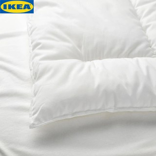 IKEA LEN เลียน หมอนเด็กอ่อน, ขาว35x55 ซม.ทำจากผ้าฝ้าย