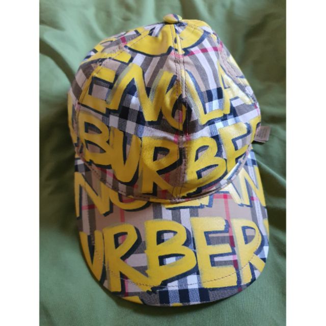 burberry graffiti cap