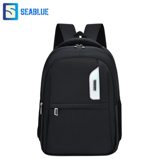 SEABLUES-กระเป๋าสะพายหลัง กระเป๋าเป้ Unisex มีช่องใส่โน๊ตบุ๊ค สายปรับความยาวได้ รุ่น LX-104B1