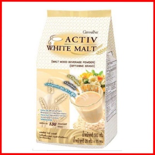 เครื่องดื่มมอลต์ Activ White Malt Giffarine แอคทิฟ ไวท์ มอลต์ เครื่องดื่มมอลต์ต์​ ปรุง​สำ​เร็จ​ กิฟฟารีน