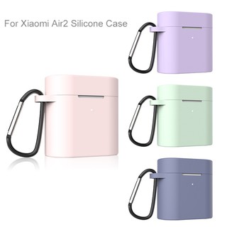เคสหูฟังบลูทูธไร้สาย TPU พร้อมตะขอ สําหรับ Xiaomi Mi Air 2 Airdots Pro 2 TWS