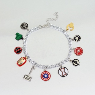 สร้อยข้อมือ ลาย Avengers Deadpool S.H.I.E.L.D. สร้อยข้อมือ ลาย Iron Man Captain America