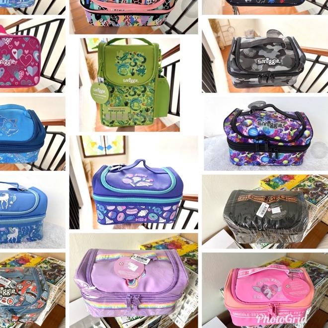 (T_019) Smiggle LUNCH BOX DOUBLE DECKER LUNCH BAG ORIGINAL SMIGGLE!