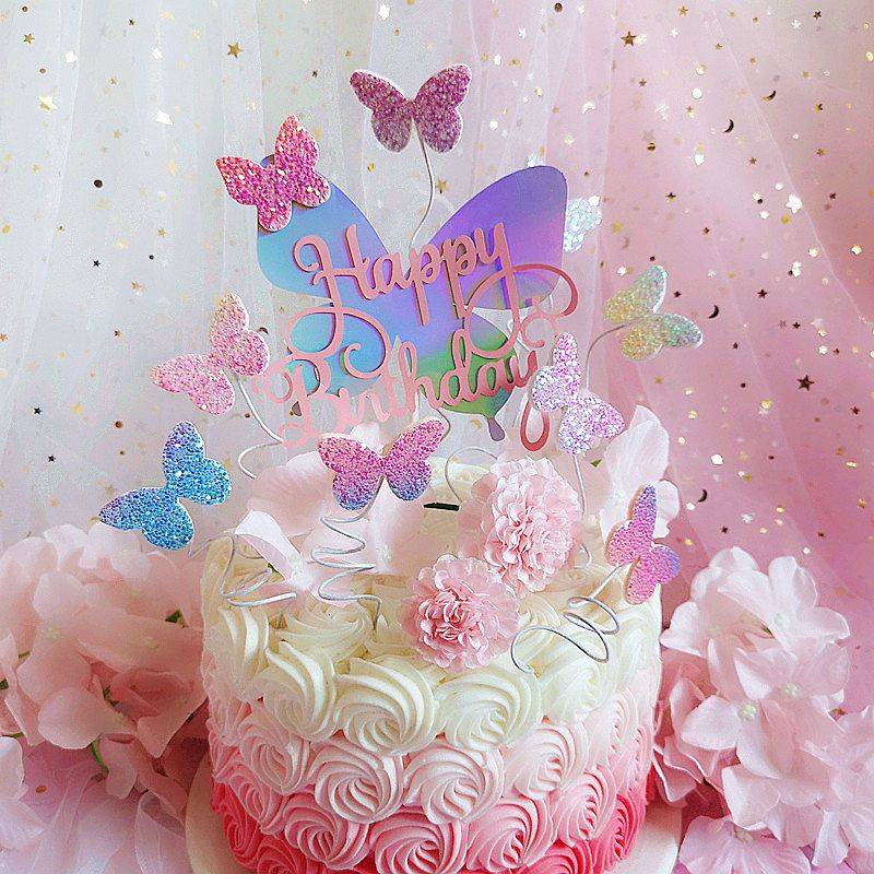 ( Spot ) หมวก " Happy Birthday " สําหรับตกแต่งเค้ก
