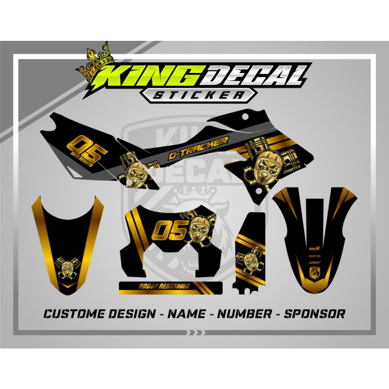 DECAL DTRACKER/KLX BF/KLX 150L/GORDON FULL BODY