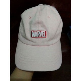 หมวก Marvel สีชมพู หมวกมือสอง