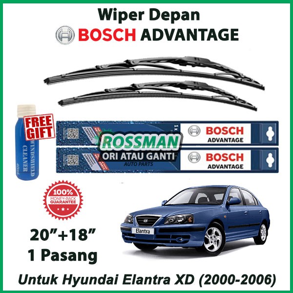 Hyundai Elantra XD (2000-2006) - Bosch Advantage 20"+18" BA2018