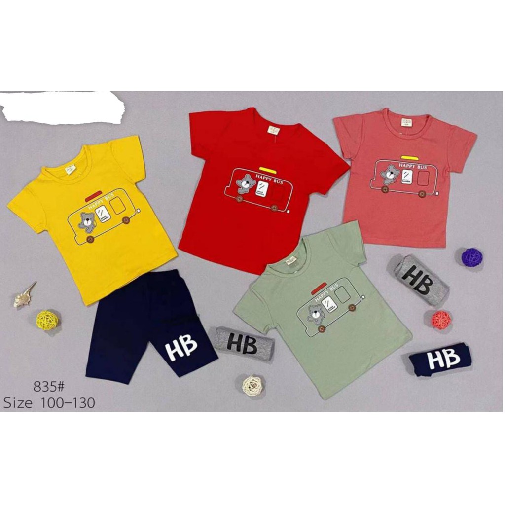 WHOLESALE (MUST CLICK 4 TIMES, NOT RETAILED) นําเข้า 835 Bear Boys Suit 6-24 เดือน