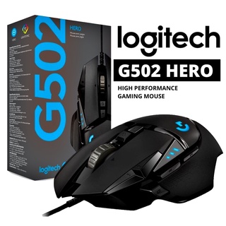 🔥โปรแรง9.9🔥⚡️เมาส์เกมมิ่ง⚡️ LOGITECH G502 HERO RGB Gaming Mouse 16K Sensor, 16,000 DPI เม้าส์สำหรับนักเล่นเกม 2Y.