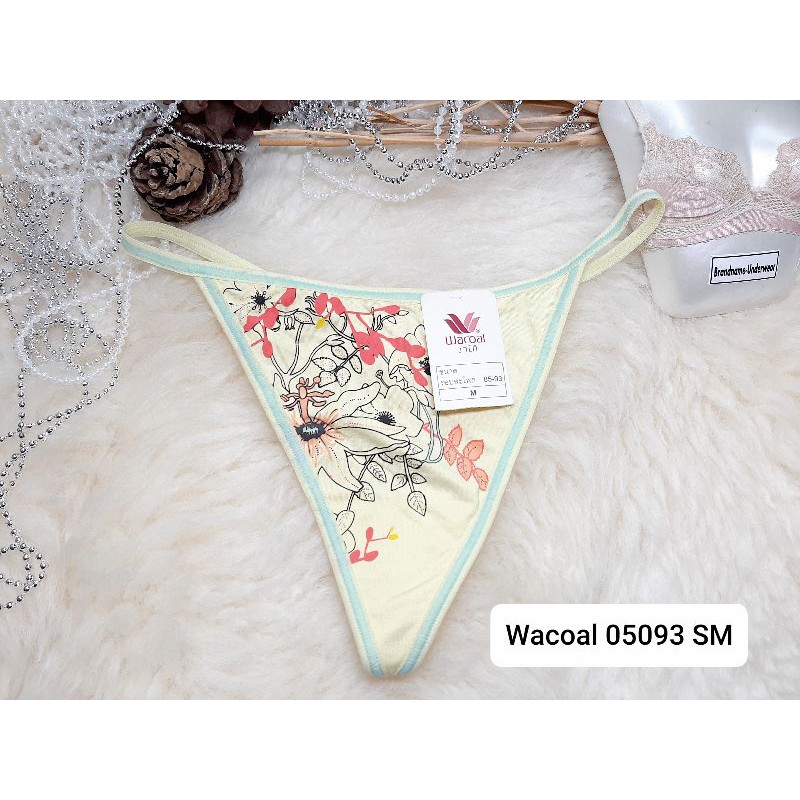 Wacoal (วาโก้) Size SM,ML ชุดชั้นใน/กางเกงชั้นในทรงจีสตริง(G-string) 05093