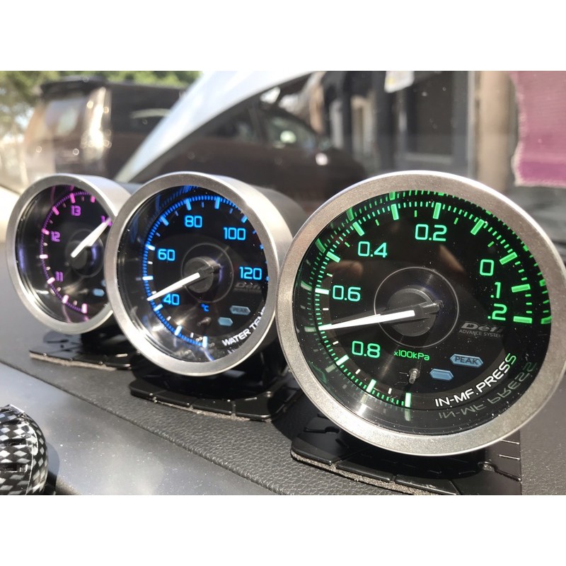 Defi Advance A1 60 มม.Defi Meter 7 สีเครื่องวัดอุณหภูมิน้ํา/อุณหภูมิน้ํามัน/Turbo Boost/ความดันน้ําม