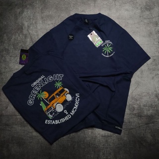 เสื้อยืด พิมพ์ลาย GREENLIGHT NAVY ESTABLISHED MCMXCVI DISTRO สีเขียวอ่อนS-5XL