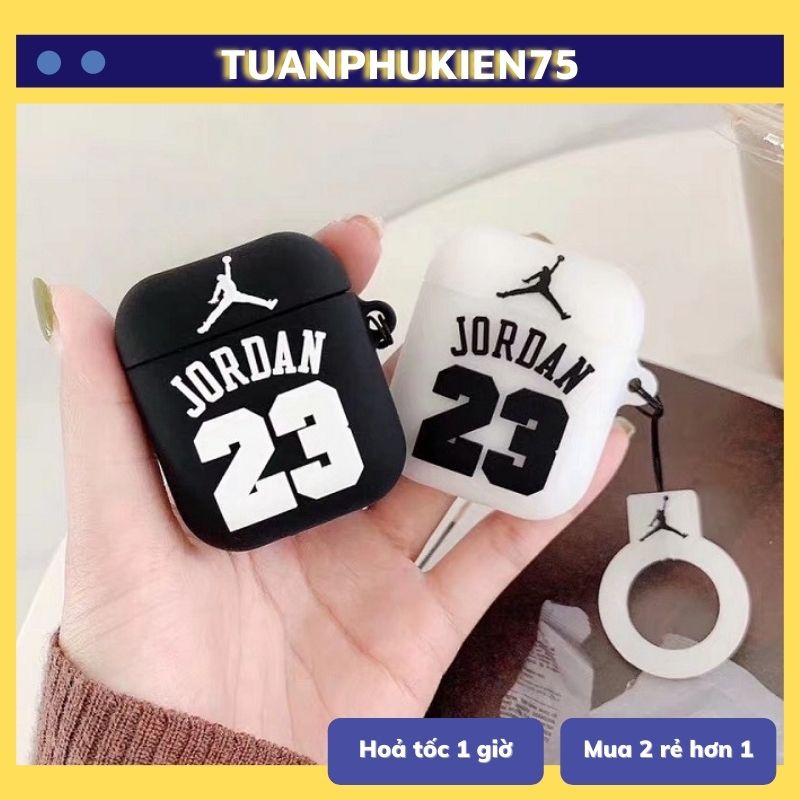 เคส Ap 1/2 & Pro COVER MODEL J0RDAN 23 - สําหรับหูฟังไร้สาย (Bluetooth) - Tuanphukien75