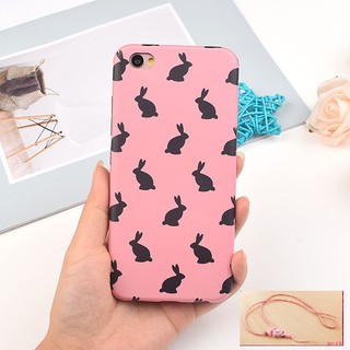 พร้อมส่งในไทย เคสไอโฟน 6/6S/6+/6S+/7/7+/8/8+/X/XS  กระต่ายคล้องคอ