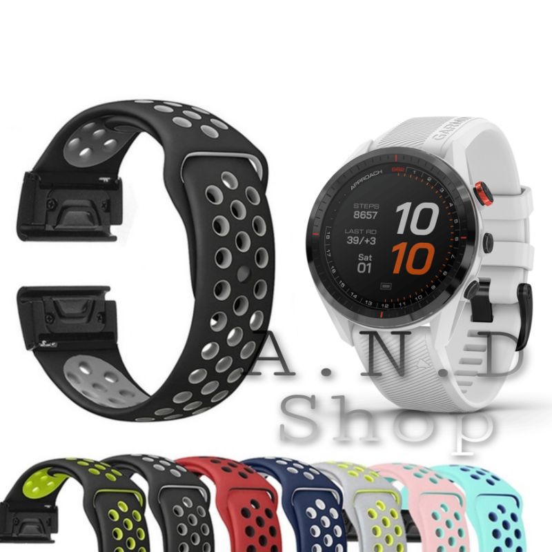 NIKE SPORT WATCH BAND STRAP GARMIN FORERUNNER APPROACH S60 S62 S70 47MM WATCH BAND