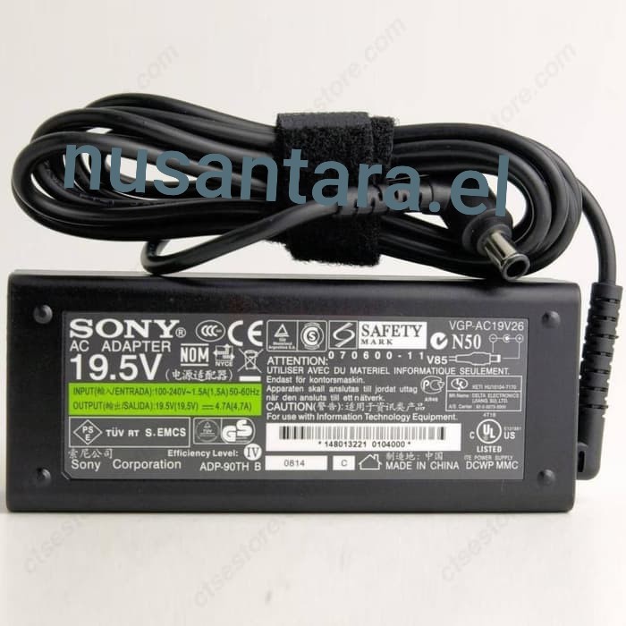 SONY VGN-BZ560P, VGN-BZ560P2 อะแดปเตอร์ 19.5V 4.7A