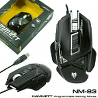 Nubwo NM-83 เมาส์เกมมิ่ง มาโคร์ Hammett Programmable Gaming Mouse Macroเม้าส์มาโคร์