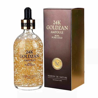 เซรั่มทองคำ 24K Goldzan Ampoule 99.9% Pure Gold By Skinature เซรั่ม ทองคำ 24K ขนาด 100ml