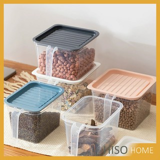 กล่องเก็บอาหารตู้เย็นแบบพกพา กล่องเก็บอาหารในตู้เย็น แบบมีที่จับ Portable refrigerator food storage box