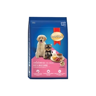 สมาร์ทฮาร์ท อาหารลูกสุนัข ชนิดเม็ด รสเนื้อวัวและนม 8 กก. SMART HEART PUPPY FOOD BEEF&MILK FLAVOR 8 KG.
