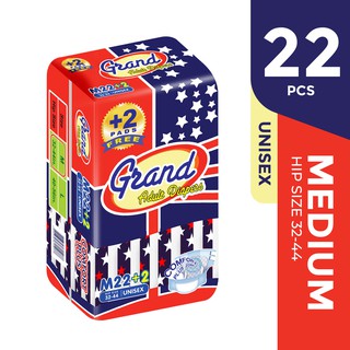 Grand Adult Diaper Medium 22's