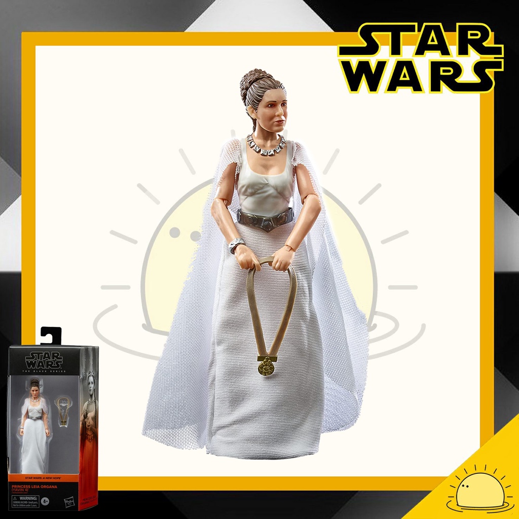Star Wars The Black Series Princess Leia Organa (Yavin 4) Toy 6 Inch A New Hope Collectible Action F
