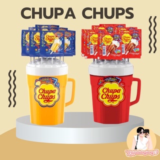 พร้อมส่ง จูปาจุ๊ปส์ ChupaChups อมยิ้ม เยลลี่ ถังใหญ่ ลูกอม ฮาโลวีน