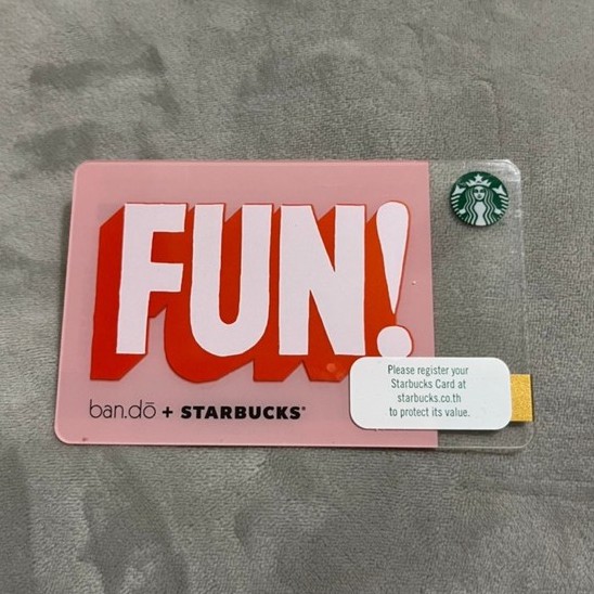 Starbucks x ban.do FUN! Card 2016 (TH)