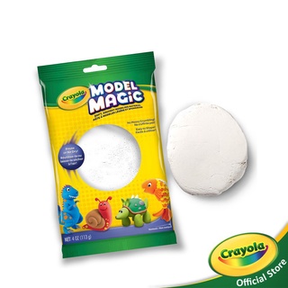 Crayola Model Magic 4oz White เครโยล่า แป้งโดเสริมพัฒนาการ สีขาว สำหรับเด็กอายุ 3ปีขึ้นไป