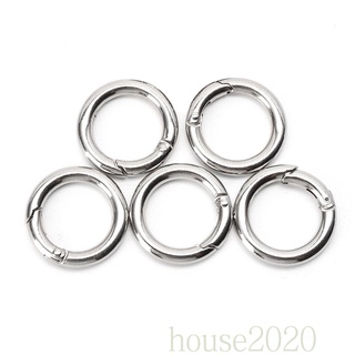 พวงกุญแจ Carabiner ทรงกลมสําหรับตั้งแคมป์เดินป่า 5 ชิ้น [House2020]