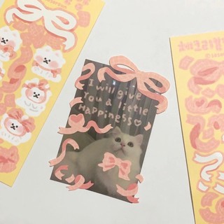 GaLiCiCi Stickers สติกเกอร์คิตตี้น่ารัก / สติกเกอร์ตกแต่ง DIY เป็นประกาย