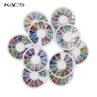 KADS Nail Rhinestone Diamond ซัพพลายอุปกรณ์ทำเล็บอะคริลิค Nail Gem Rhinestone