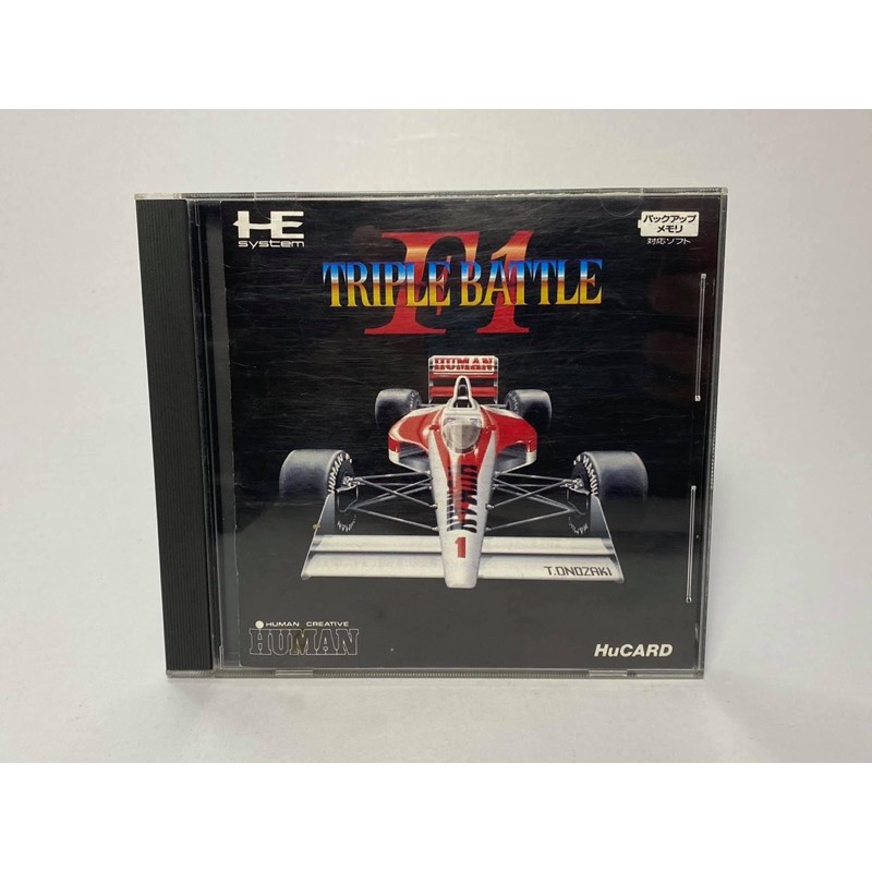 แผ่น HuCARD PC Engine   F1 TRIPLE BATTLE