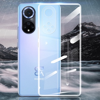 เคส Huawei P50 Pro Nova 9 Pro Ultra Thin Clear Soft TPU Black Cover เคสโทรศัพท์ Huawei Nova9
