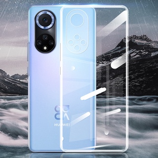 เคส Huawei P50 Pro Nova 9 Pro Ultra Thin Clear Soft TPU Black Cover เคสโทรศัพท์ Huawei Nova9