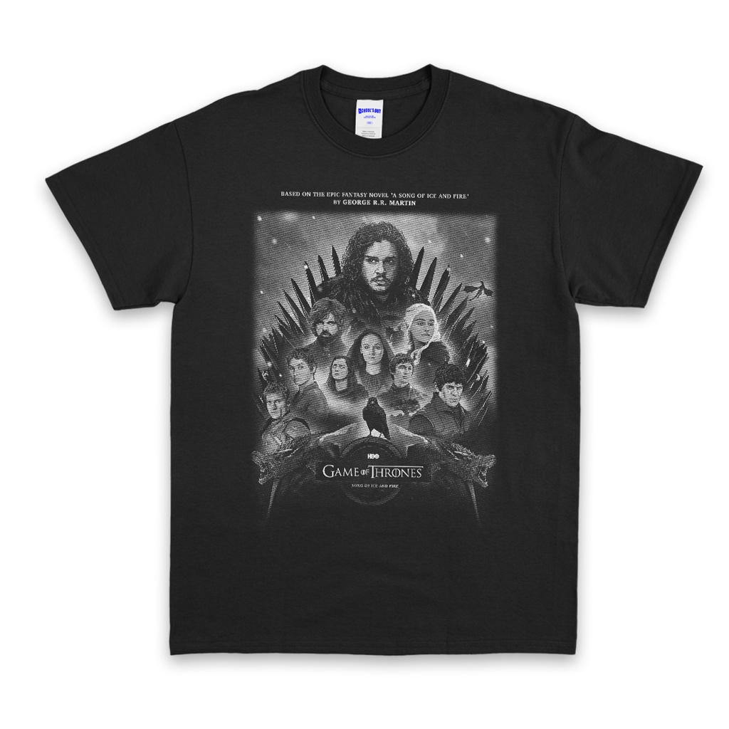เสื้อยืดคอกลมเสื้อยืด พิมพ์ลาย Game of Thrones House of The Dragons Game of Thrones สําหรับผู้ชาย ส่