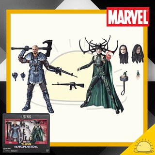 Marvel Legends Series Thor: Ragnarok 6"-Scale Movie-Inspired Skurge &amp; Marvel’s Hela Collectible Action Figure 2 Pack