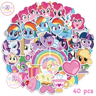 Sticker สติ๊กเกอร์ PONY H 149 โพนี่ 40ชิ้น MY LITTLE PONY ม้าโพนี่ ม้า มายลิตเติ้ลโพนี่ ม้าน้อยมหัศจรรย์ ม้าpony po ny