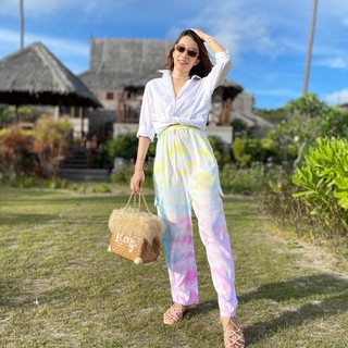 Ladyiconz - Chilling Pastel Pant  กางเกงผ้าสปัน