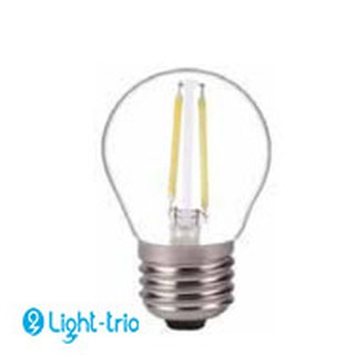 หลอดปิงปอง LIGHTTRIO LED 2W E27 แสงวอร์ม LED-LVC-2W/LTO