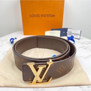 【ของแท้ 100%】หลุยส์วิตตอง/louis vuitton/LV INITIALES belt/ เข็มขัดผู้ชาย