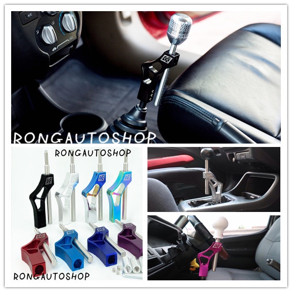 ด้ามเกียร์ ด้ามต่อหัวเกียร์ K-tuned ปรับระดับ ทรง K-tune Cnc อย่างดี เกียร์ธรรมดาใส่ได้หมด