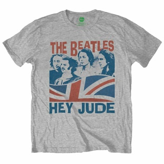 เสื้อยืดสีขาวเสื้อยืด ผ้าฝ้าย พิมพ์ลาย The Beatles Windswept/Hey Jude ระบายอากาศ ขนาดใหญ่ สําหรับผู้ชาย 2022S-4XL