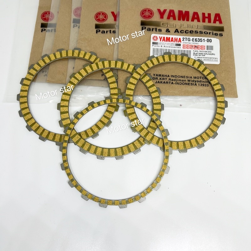 แผ่นคลัทช์แผ่นคลัทช์ LC135 V1-V6 LC135 ES Y125ZR SRL115 FI Y110 Y15ZR FZ150 V4 EX5 SRL115 18T 24T YA