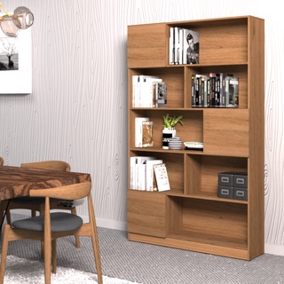 Inhome Furniture ชั้นวางหนังสือ W120×D32×H198 รุ่น SS-1253 Inhome Furniture Book Shelves W120×D32×H198 SS-1253